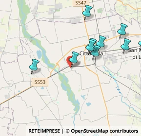 Mappa Via Croce Benedetto, 35014 Fontaniva PD, Italia (4.84667)