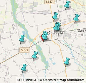 Mappa Via Croce Benedetto, 35014 Fontaniva PD, Italia (3.92833)