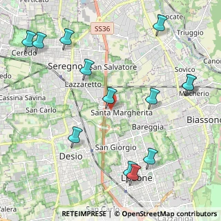Mappa LISSONE Aliprandi-Mattei, 20851 Lissone MB, Italia (2.59615)