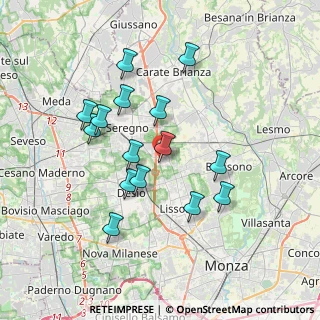 Mappa Via Enrico Mattei, 20851 Santa Margherita MB, Italia (3.34)