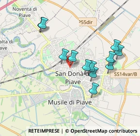 Mappa Via Luigi Einaudi, 30027 San Donà di Piave VE, Italia (1.7025)