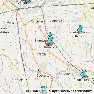 Mappa Via Castellari, 31023 Resana TV, Italia (3.94438)