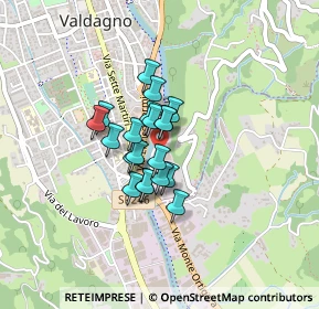 Mappa Via Terragli, 36078 Valdagno VI, Italia (0.253)