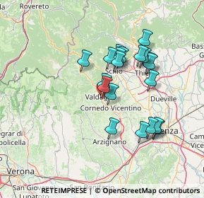 Mappa Via Terragli, 36078 Valdagno VI, Italia (12.103)