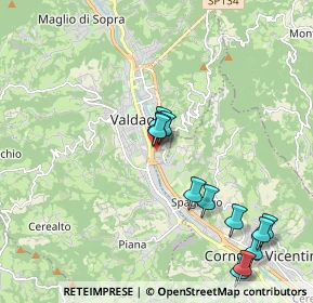 Mappa Via Terragli, 36078 Valdagno VI, Italia (2.1375)