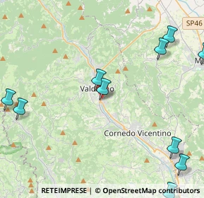 Mappa Via Terragli, 36078 Valdagno VI, Italia (7.27294)