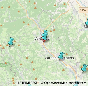 Mappa Via Terragli, 36078 Valdagno VI, Italia (7.07769)