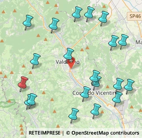 Mappa Via Terragli, 36078 Valdagno VI, Italia (5.0895)