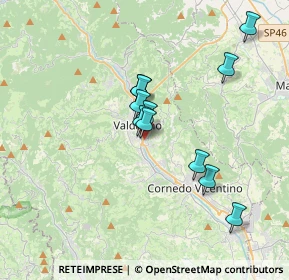 Mappa Via Terragli, 36078 Valdagno VI, Italia (3.00545)