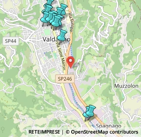 Mappa Via Terragli, 36078 Valdagno VI, Italia (1.352)