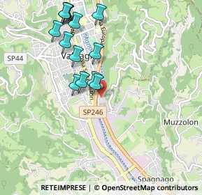 Mappa Via Terragli, 36078 Valdagno VI, Italia (1.02357)