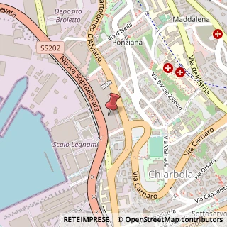 Mappa Via Bartolomeo D'Alviano, 23, 34144 Trieste, Trieste (Friuli-Venezia Giulia)
