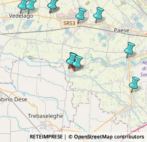 Mappa Via Giacomo Leopardi, 31050 Badoere TV, Italia (4.79455)