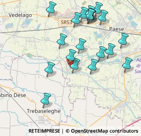 Mappa Via Giacomo Leopardi, 31050 Badoere TV, Italia (4.1625)