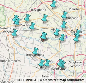 Mappa Via Giacomo Leopardi, 31050 Badoere TV, Italia (8.4925)