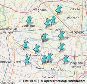 Mappa Via Giacomo Leopardi, 31050 Badoere TV, Italia (7.18231)