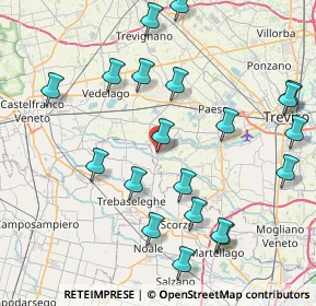 Mappa Piazza Indipendenza, 31050 Badoere TV, Italia (9.165)