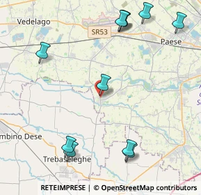 Mappa Piazza Indipendenza, 31050 Badoere TV, Italia (5.15455)