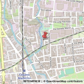 Mappa Via Custoza, 16, 20811 Cesano Maderno, Monza e Brianza (Lombardia)