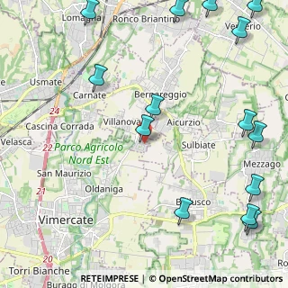 Mappa Via dell' Industria, 20886 Aicurzio MB, Italia (3.14071)