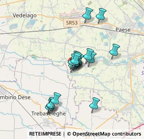 Mappa Badoere Centro, 31050 Badoere TV, Italia (2.59)