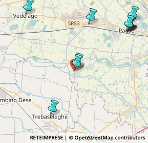 Mappa Badoere Centro, 31050 Badoere TV, Italia (5.54636)