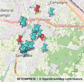 Mappa Via San Bernardo, 21017 Samarate VA, Italia (0.87)