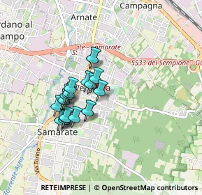Mappa Via San Bernardo, 21017 Samarate VA, Italia (0.666)