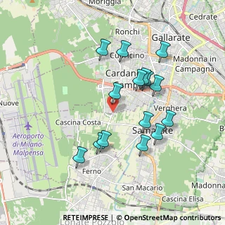 Mappa Via Torino, 21010 Cardano Al Campo VA, Italia (1.71533)