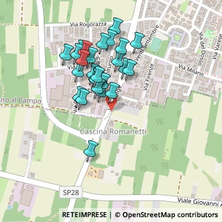 Mappa Via Torino, 21010 Cardano Al Campo VA, Italia (0.20385)