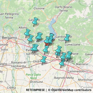 Mappa Via San Carlo, 25050 Provaglio d'Iseo BS, Italia (11.0775)