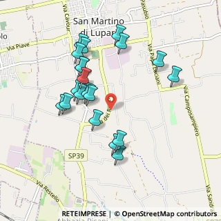 Mappa Via del Confine, 35018 San Martino di Lupari PD, Italia (0.914)