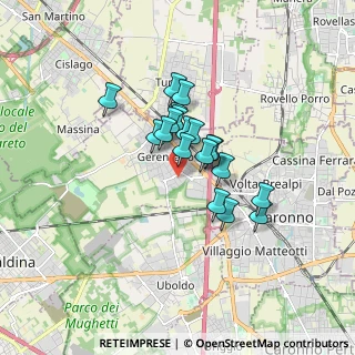 Mappa Via Marzabotto, 21040 Gerenzano VA, Italia (1.14632)
