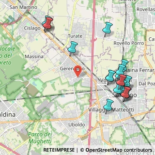 Mappa Via Marzabotto, 21040 Gerenzano VA, Italia (2.479)