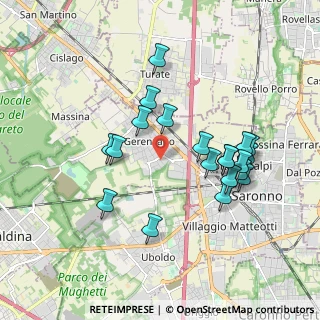Mappa Via Marzabotto, 21040 Gerenzano VA, Italia (1.767)