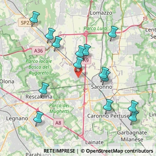 Mappa Via Marzabotto, 21040 Gerenzano VA, Italia (4.52286)