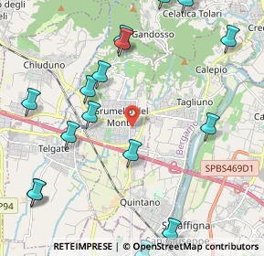 Mappa Via della Molinara, 24064 Bergamo BG, Italia (2.9585)