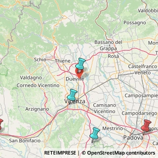 Mappa Via Marosticana, 36031 Dueville VI, Italia (43.136153846154)