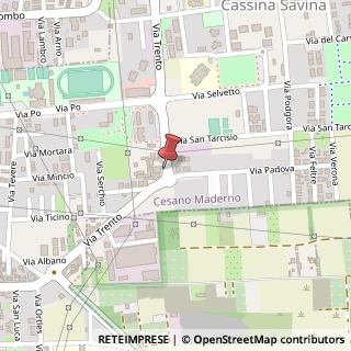 Mappa Via Trento, 38, 20811 Cantù, Como (Lombardia)