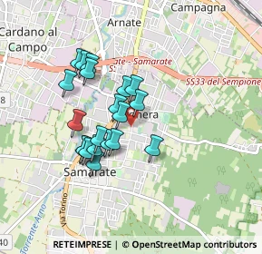 Mappa Via Giuseppe Mazzini, 21017 Samarate VA, Italia (0.712)