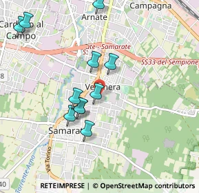 Mappa Via Giuseppe Mazzini, 21017 Samarate VA, Italia (0.93)
