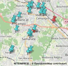 Mappa Via Giuseppe Mazzini, 21017 Samarate VA, Italia (2.284)