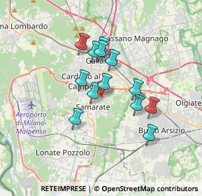 Mappa Via Giuseppe Mazzini, 21017 Samarate VA, Italia (2.67462)