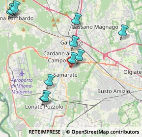 Mappa Via Giuseppe Mazzini, 21017 Samarate VA, Italia (5.1625)