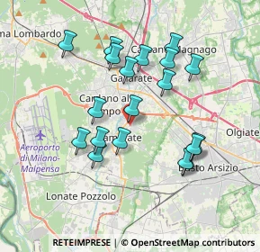 Mappa Via Giuseppe Mazzini, 21017 Samarate VA, Italia (3.40579)