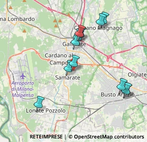 Mappa Via Giuseppe Mazzini, 21017 Samarate VA, Italia (3.84333)