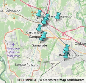 Mappa Via Giuseppe Mazzini, 21017 Samarate VA, Italia (3.08455)