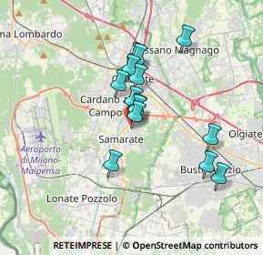 Mappa Via Giuseppe Mazzini, 21017 Samarate VA, Italia (2.79714)