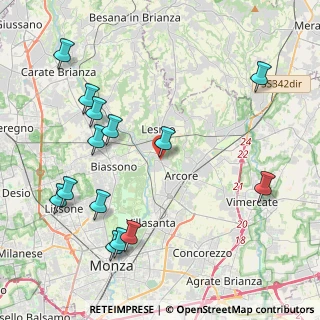 Mappa Peregallo MB IT, 20855 Lesmo MB, Italia (4.92357)