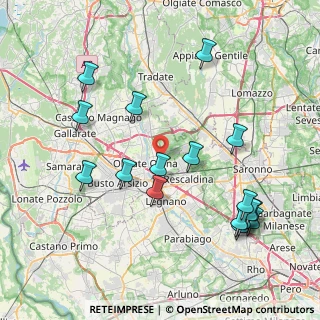 Mappa Via Crespi, 21050 Marnate VA, Italia (8.90588)